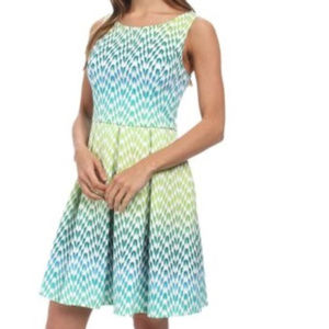 Summer Dress Blue Green ombre Jessica Simpson 8